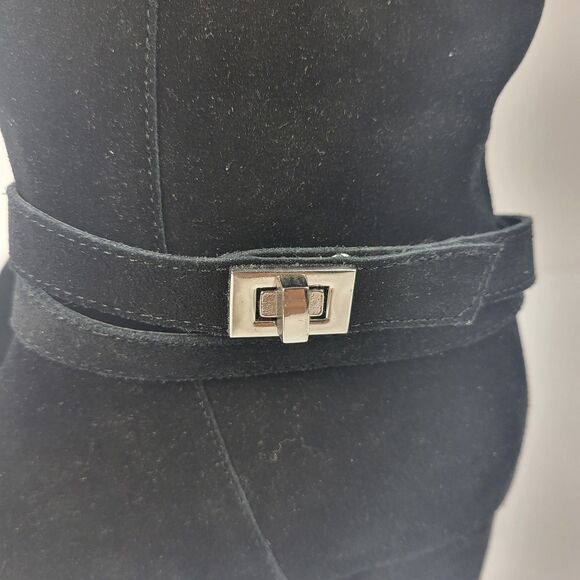 BLONDO ASHLEY Waterproof Knee High Boot Faux leather suede Black 8.5M - Picture 3 of 15